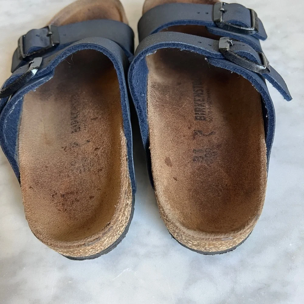 Birkenstock Blue Double Strap Sandals sz 31 kids